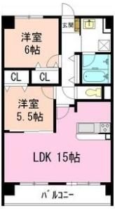レージュ信和の間取り画像
