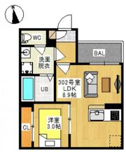 REGALEST 医大前の間取り画像