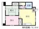 コーポピスガの間取り画像