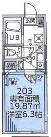 South Lagoon蒔田町の間取り画像