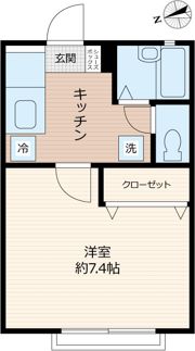 バーディーハイツの間取り画像