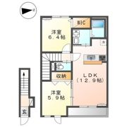 フローリーAの間取り画像