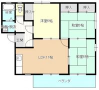 フレグランスコサコA棟の間取り画像