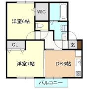 プロスパーB棟の間取り画像