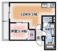 ジーメゾン池田旭町の間取り画像