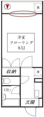 コーポ山吹の間取り画像