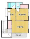 千葉荘の間取り画像