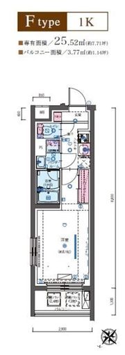 リヴシティ成増ミュジオ弐番館の間取り画像