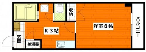 マインドリバーサイドマンションの間取り画像