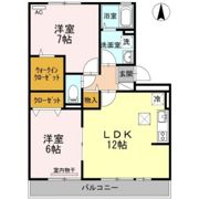ソレアードAKAIⅡの間取り画像