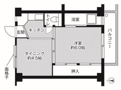 ビレッジハウス吉備1号棟の間取り画像