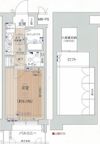 エステムコート梅田茶屋町デュアルスペースの間取り画像