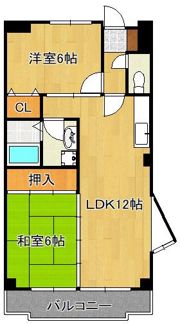 クレベール社ノ木の間取り画像