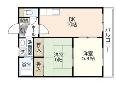 アセント宇品M1（旧エステート芸峰）の間取り画像
