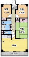 ファミーユ菊水の間取り画像