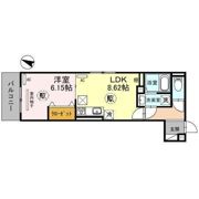 D-room旗塚通の間取り画像