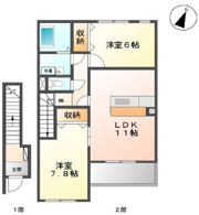 リバーパーク上屋浦の間取り画像