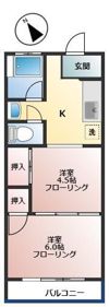 ガーデンメゾンA棟の間取り画像