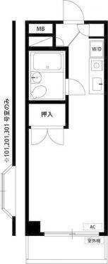シャトル上水の間取り画像
