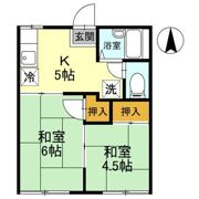 ベルドール膳所の間取り画像