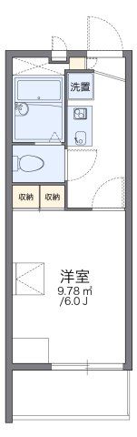 レオパレスリバーサイドウエストの間取り画像