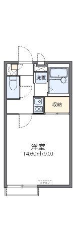 レオパレスナカトミの間取り画像