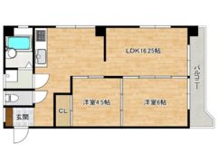 コーポこだまの間取り画像