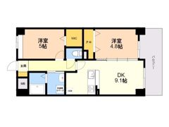 Alivis諸岡の間取り画像