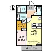 アッシュルームの間取り画像