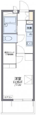 レオパレス晃栄の間取り画像
