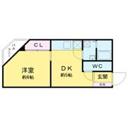 板倉マンションの間取り画像