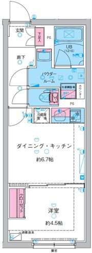GENOVIA池袋の間取り画像