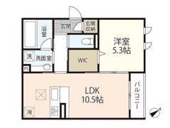 D-room中筋Ⅱの間取り画像