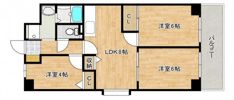 三篠北パークマンションの間取り画像