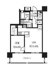 ライオンズシティ白金高輪の間取り画像