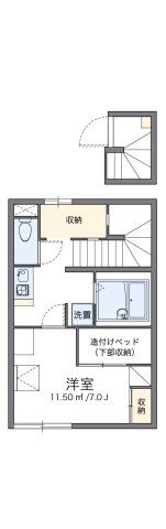 レオパレスフレンドⅡの間取り画像