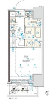 クレイシア門前仲町の間取り画像