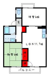 セジュール深井Ⅰの間取り画像