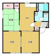 コーポコスモスⅡの間取り画像