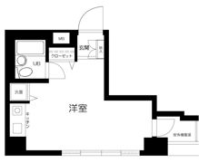 ソリテア四谷荒木町の間取り画像