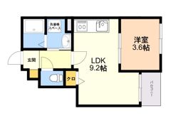 仮称）筑紫野市針摺南2丁目C新築APの間取り画像