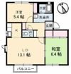 ラフォーレ A棟の間取り画像