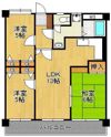 グランドパレス到津 207号室の間取り画像