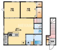 サニーヒルFUKUDAの間取り画像