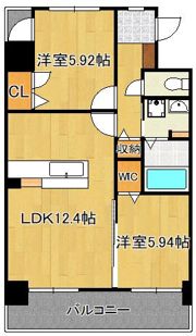 エストラーダ小倉の間取り画像