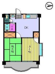 K、Yフラットの間取り画像