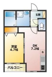 COCORO12321の間取り画像