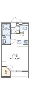 レオパレスアベニューⅡの間取り画像