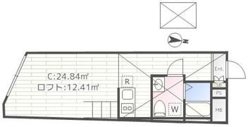 Southern Front Zoushikiの間取り画像