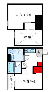 シャンティ北余部の間取り画像